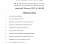 Convocation réunion du conseil municipal du Vendredi 24 Mars 2023